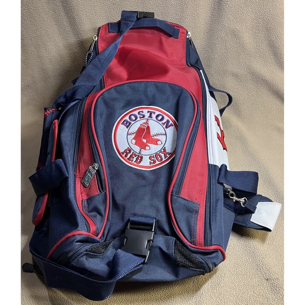Boston Red Sox Duffel Bag Gym Travel MLB Baseball‎ Fan Gear Navy Red White